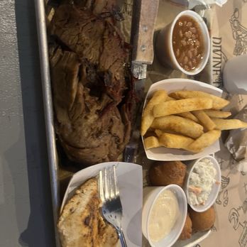 Bubba's Fish Camp & Smokehouse - Brisket platter with mahi - Seafood Near Me - Myrtle Beach, South Carolina Bubba's Fish Camp & Smokehouse - Brisket platter with mahi - Seafood Near Me - Myrtle Beach, South Carolina
