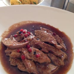 Bärenwirt - Leber vom Lammkitz mit Kartoffeln