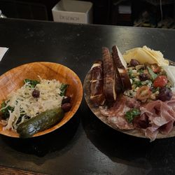 Amsterdam Café - Double the meat salad and a side of sauerkraut.
