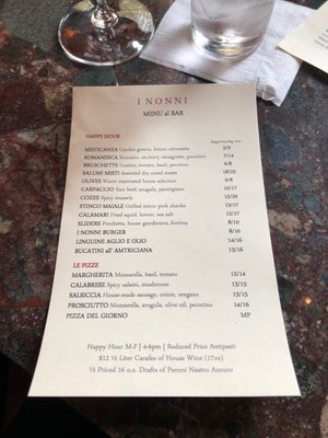 Menu photo 2 Osteria I Nonni Mendota Heights, MN Menu photo 2 Osteria I Nonni Mendota Heights, MN