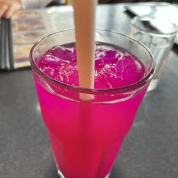 Dragon fruit drink to start! It's  great