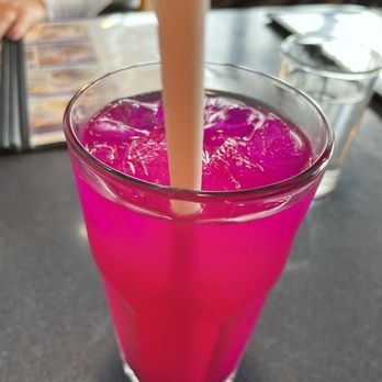 Al Fin - Dragon fruit drink to start! It's  great - Latin American Near Me - Daly City, California
