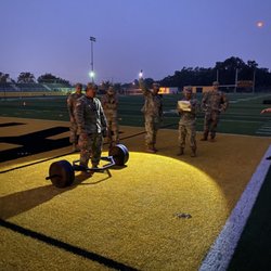 US Army Recruiting Center - Elk Grove recruiters conducting the ACFT
