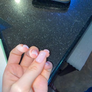 Fancy Nails & Spa - some nails thick some nails thin - Nail Salons Near Me - Phoenix, Arizona