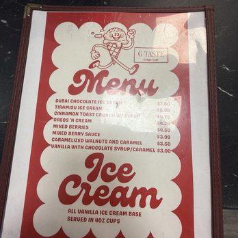 G Taste Crepe Cafe - Creperies Near Me - Huntington, New York