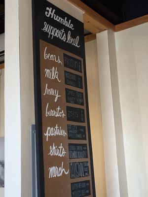 Menu photo 5 Humble Coffee Company Albuquerque, NM
