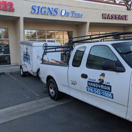 Exterior outside entrance of Signs On Time - Signs On Time Decaled our 1999 Ford F-150 and Trailer! - Roseville, California Exterior outside entrance of Signs On Time - Signs On Time Decaled our 1999 Ford F-150 and Trailer! - Roseville, California