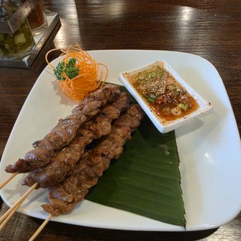 Thai Mom - BBQ pork skewers... super tasty!!! - Thai Near Me - Vienna, Virginia
