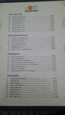Menu photo 7 Anjali's Dosa Garden Surrey, BC