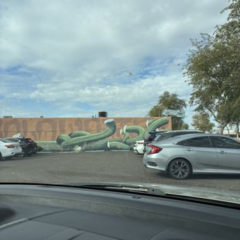 Coldwater Coffeehouse and Bakery - The parking lot and mural. - Coffee & Tea Near Me - Avondale, Arizona