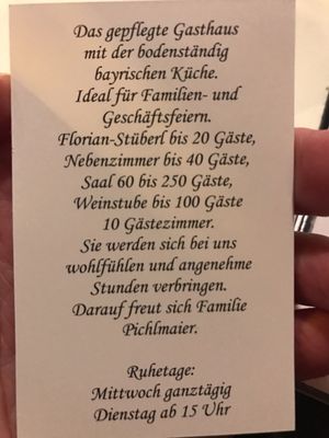 Menu photo 1 Zum alten Wirt Mauern, BY Menu photo 1 Zum alten Wirt Mauern, BY
