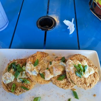 The Fillin Station - Fried green tomatoes (not on menu) - Seafood Near Me - Biloxi, Mississippi