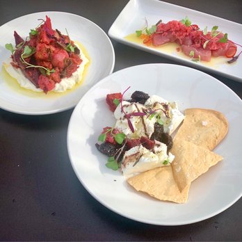 How to Cook a Wolf - Restaurant Week 1st course: 1. Baby Beets Salad was especially good 2. Ahi Tuna Crudo 3. Buffalo Mozzarella - Italian Near Me - Seattle, Washington