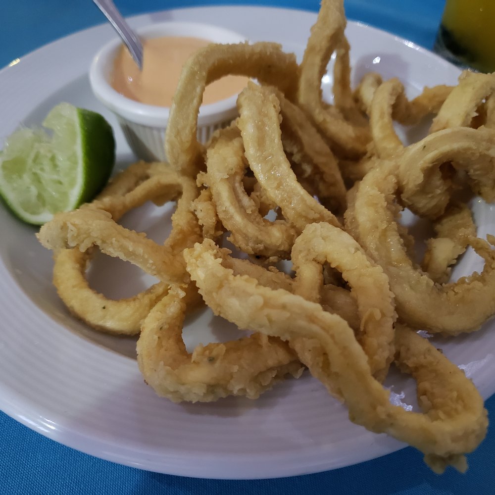 Pezlimon - Fried Calamari Rings $160 pesos - Seafood Near Me - Puerto Vallarta, JAL Pezlimon - Fried Calamari Rings $160 pesos - Seafood Near Me - Puerto Vallarta, JAL