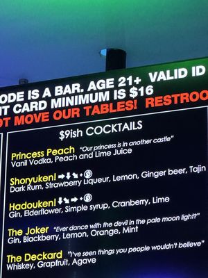 Menu photo 5 Barcode Garden Grove, CA