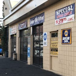 Chevron - $39.95 smog check.