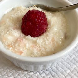 Katmandou - Riz au lait + carottes + framboise