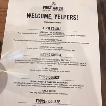 First Watch - Menu - Breakfast & Brunch Near Me - Overland Park, Kansas First Watch - Menu - Breakfast & Brunch Near Me - Overland Park, Kansas