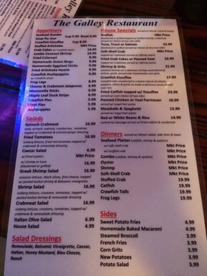 Menu photo 7 The Galley Metairie, LA