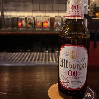Brooklyn Burgers & Beer - Bitburger n/a beer! I think my fave n/a thus far! Pretty good, coming from a former drnker! - Burgers Near Me - Brooklyn, New York