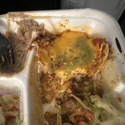 Enchiladas (I think not). I highly doubt this is anywhere near representative of what the owners intended to serve the community. Enchiladas (I think not). I highly doubt this is anywhere near representative of what the owners intended to serve the community.