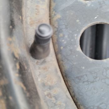 Town Fair Tire - Valve after getting new tire. At least they gave me a cap - Tires Near Me - Waterbury, Connecticut Town Fair Tire - Valve after getting new tire. At least they gave me a cap - Tires Near Me - Waterbury, Connecticut