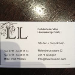 Löwenkamp Gebäudeservice - Visitenkarte