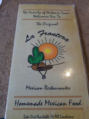 Menu photo 7 La Frontera Midvale, UT
