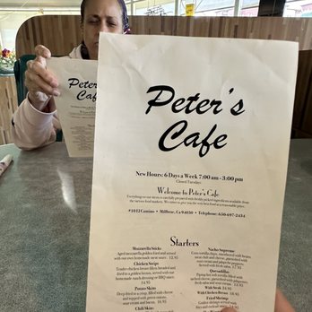 Peter's Cafe - American Near Me - Millbrae, California