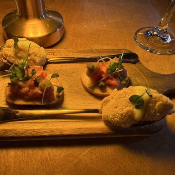 Castlehill - An emulsion on a spoon was tasty+ beef tartare - American Near Me - San Antonio, Texas Castlehill - An emulsion on a spoon was tasty+ beef tartare - American Near Me - San Antonio, Texas