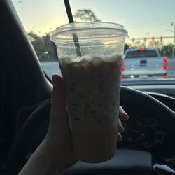 Starbucks - This is how I received my drink... I have not taken a single sip yet.