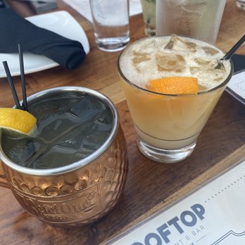 Rooftop - moscow mule and tropical mai tai - New American Near Me - Walnut Creek, California Rooftop - moscow mule and tropical mai tai - New American Near Me - Walnut Creek, California