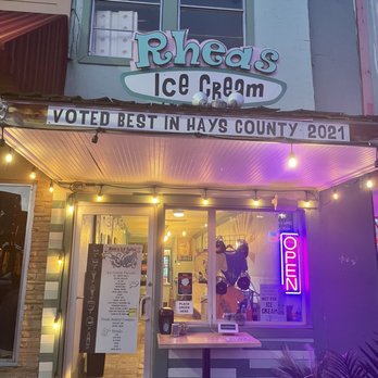 Rhea's Ice Cream - Ice Cream & Frozen Yogurt Near Me - San Marcos, Texas