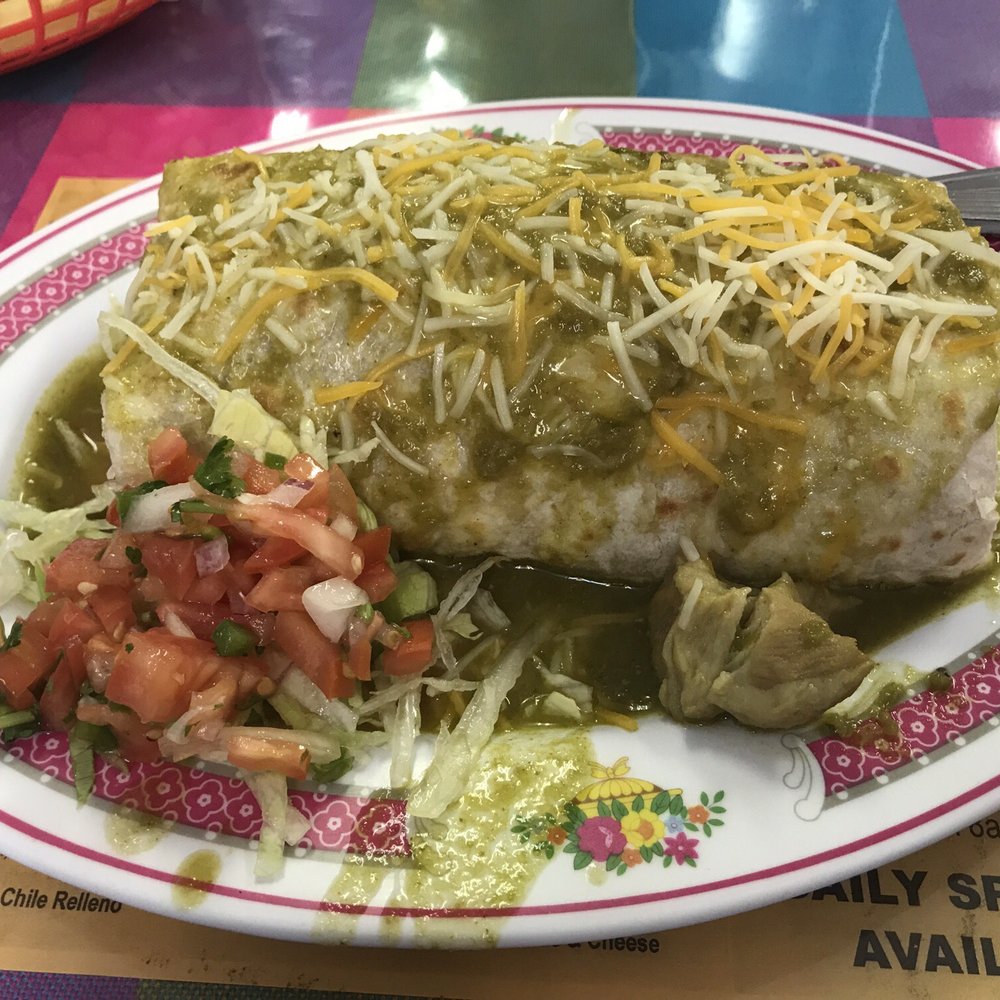 Wet burrito with carnitas! Wet burrito with carnitas!