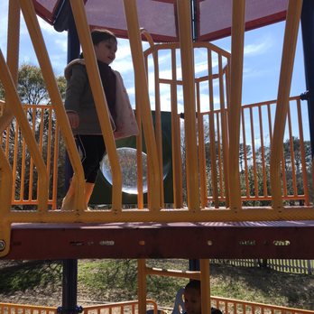 Northside Park - View from second level of main playground - Skate Parks Near Me - Norfolk, Virginia