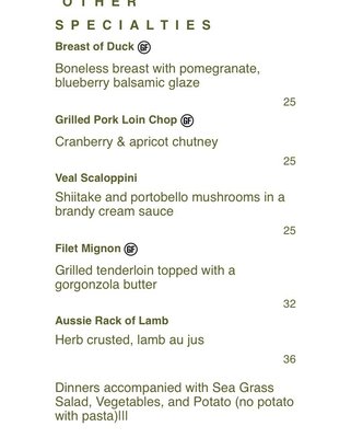 Menu photo 7 Sea Grass Grille Hilton Head Island, SC Menu photo 7 Sea Grass Grille Hilton Head Island, SC