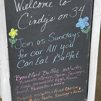 Cindy's On 34 - For Mother's Day 2023 - Breakfast & Brunch Near Me - Mendota, Illinois
