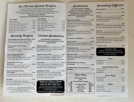 Menu photo 1 Squeeze Burger- Galt Galt, CA