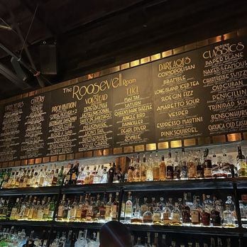The Roosevelt Room - The menu - Cocktail Bars Near Me - Austin, Texas