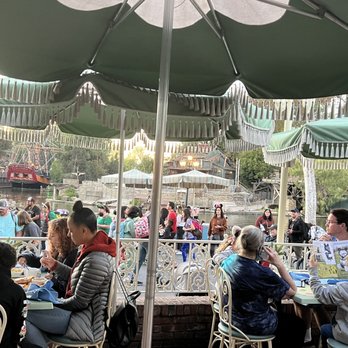 River Belle Terrace - View from dining seating - Desserts Near Me - Anaheim, California River Belle Terrace - View from dining seating - Desserts Near Me - Anaheim, California