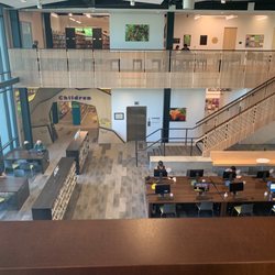 Brentwood Library - View from the top- current studying sitch
