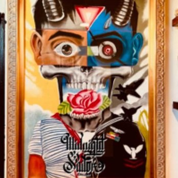 RIVERO STUDIO - Framed this very cool Midnight Sailor for it's creator, Rodrigo Barreto. - Bookstores Near Me - San Pedro, California