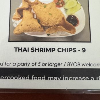 Pattaya Thai - Menu photo of homemade Thai shrimp chips - Thai Near Me - Honolulu, Hawaii Pattaya Thai - Menu photo of homemade Thai shrimp chips - Thai Near Me - Honolulu, Hawaii