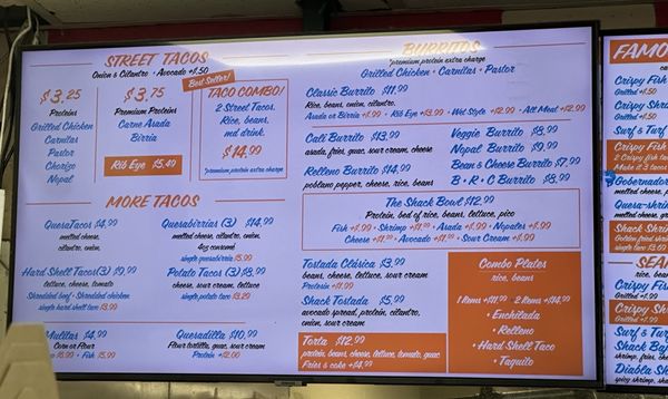 Menu photo 2 Taco Shack Redlands, CA Menu photo 2 Taco Shack Redlands, CA