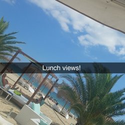 Bali Beach Club - The view from our table was EVERYTHAAANNGG!