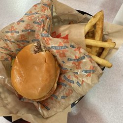 Burgerville - Double cheeseburger with fries