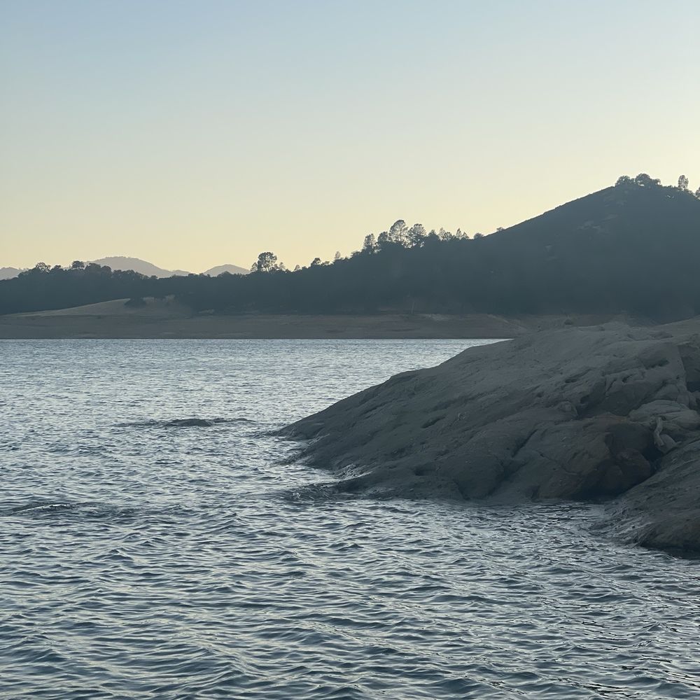 Lake at sunset Lake at sunset