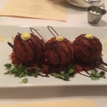 Bistro 501 - Fried risotto balls. - French Near Me - Lafayette, Indiana Bistro 501 - Fried risotto balls. - French Near Me - Lafayette, Indiana