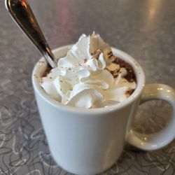 The Friendly Toast - Hot Chocolate with Whipped Cream