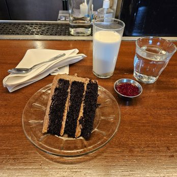 Steuben's Uptown - Truckstop Chocolate Cake with milk - Diners Near Me - Denver, Colorado Steuben's Uptown - Truckstop Chocolate Cake with milk - Diners Near Me - Denver, Colorado